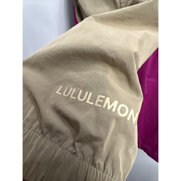 Lululemon Evergreen Anorak Women's Jacket Prosecco/Ripened Raspberry Size 8 - Picture 8 of 11